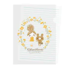 ちこもこのちこもこ＊きいろいおはな Clear File Folder