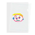 こどもの絵の３さい の じがぞう Clear File Folder