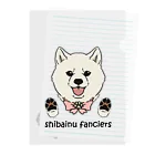 豆つぶのshiba-inu fanciers(白柴) Clear File Folder