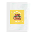 さくらのチーズバーガー大好き Clear File Folder