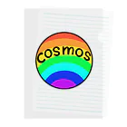 -cosmos-の虹色の星 Clear File Folder