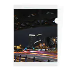 nokkccaの光跡 - Junction Light trail - Clear File Folder