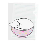 Suzutakaのねこ丼 Clear File Folder