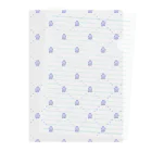 Charmyraのdiagonal-grid-paw_lg_clr_lv Clear File Folder