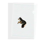 achahiの黒柴犬　ジョシーバ　癒し Clear File Folder