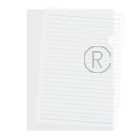 R-PREMIUM VENDERのtrademark yourself. Clear File Folder