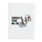 mocchi’s workshopのCREATE THE WORLD Clear File Folder
