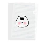 NyamiNyamiのまえがみぱっつんねこ Clear File Folder