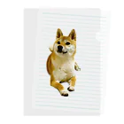 柴犬おかゆのグッズ販売店の柴犬おかゆ Clear File Folder