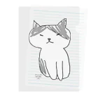 保護ねこカフェ もりねこのフータくん Clear File Folder