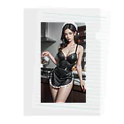 AIART_REINA_KASUMIのAIART REINA COOKING 01 Clear File Folder