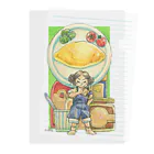 放課後屋の黄色いキャンパス Clear File Folder