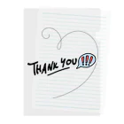 Connect Happiness DesignのThank you!!! Clear File Folder