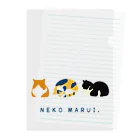 熊GUYのNEKO MARUI. Clear File Folder