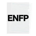 知らんけどストアの知らんけどアイテム_ENFP 広報運動家 クリアファイル