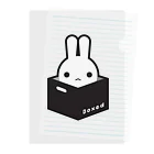 ツギハギ ニクの【Boxed * Rabbit】白Ver クリアファイル