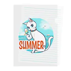 BATKEI ARTのSUMMER Clear File Folder