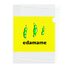 みあちゃのEDAMAME 陰影ver. Clear File Folder