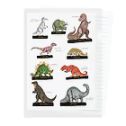 鎧蜥蜴の寝所の古生物フィギュア案シリーズ：恐竜復元【旧】1 Clear File Folder