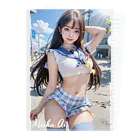 Meika AI goods storeのSailor swimwear Clear File Folder