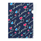 タカのlove Clear File Folder