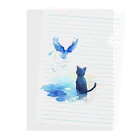 yuuの黒猫と青い鳥 Clear File Folder