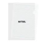 MITBS.のMITBS. Clear File Folder