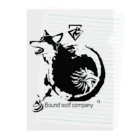 光学大佐　公式サイト【Bound  wolf company】の【公式】BOUND　WOLF　COMPANY　ロゴ入りグッズ Clear File Folder