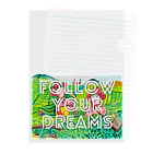 GASCA ★ FOLLOW YOUR DREAMS ★ ==SUPPORT THE YOUNG TALENTS==の【夏】GASCA Winner Series Clear File Folder