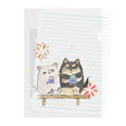 せとのお店屋さんの【斗希ちゃん&明日希ちゃん】 Clear File Folder