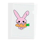 ムスっと！のムスっとうさちゃん Clear File Folder