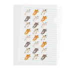 ＠meiliecat🐈original goodsのみんにゃでごろね Clear File Folder