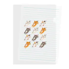 ＠meiliecat🐈original goodsのみんにゃでごろね Clear File Folder