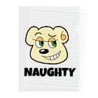 NAUGHTYのNAUGHTY BEARくん クリアファイル