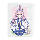 ぱすたてるかるぼのイースターラビット Clear File Folder