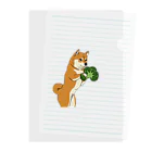 パンプアップ柴Hachiのパンプアップ柴Hachi（ブロッコリーver） Clear File Folder