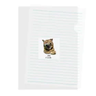 kikaku の猫ごじら Clear File Folder