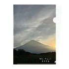 mayの富士山と朝陽-M t.Fuji3776- クリアファイル