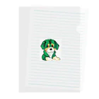 kappaのかわいい子犬 Clear File Folder