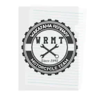 いちみるshopのWRMT BLACK LOGO Clear File Folder