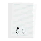 NEOJAPANESESTYLE                               のB_Lack_Cat&Mr.CHICKENHEART Clear File Folder