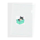 Petal&Purrのダンボール猫 Clear File Folder