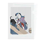 keeeeeep smilingの洗濯を愛してる猫 Clear File Folder