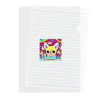 チワワ愛好家ショップのチワワとの楽しい朝食☆ホットケーキとバターの魔法 Clear File Folder