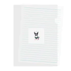 mnk527のおしゃれなボストンテリアグッズ Clear File Folder