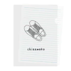 chieemakoのスニーカー Clear File Folder