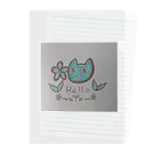 クレヨンババアのチョコミン党のちょこみんねこ Clear File Folder