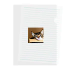 チェリオの箱に入った可愛い猫 Clear File Folder