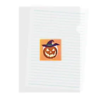 Papapapartyのハロウィンパンプキン Clear File Folder