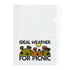 sari'sのIDEAL WEATHER FOR PICNIC/行楽日和 クリアファイル